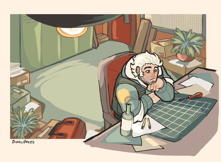 Shaded/Waist-Up/Scene